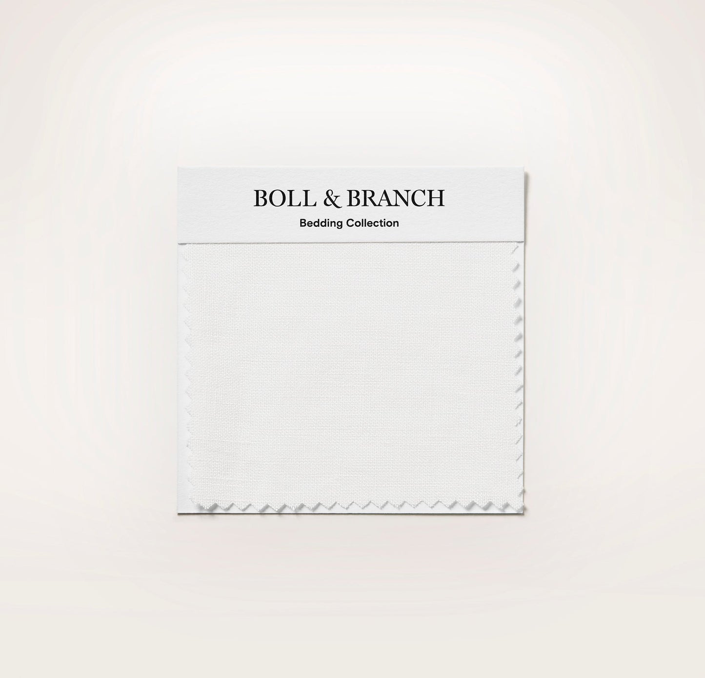 Linen Fabric Swatch - White