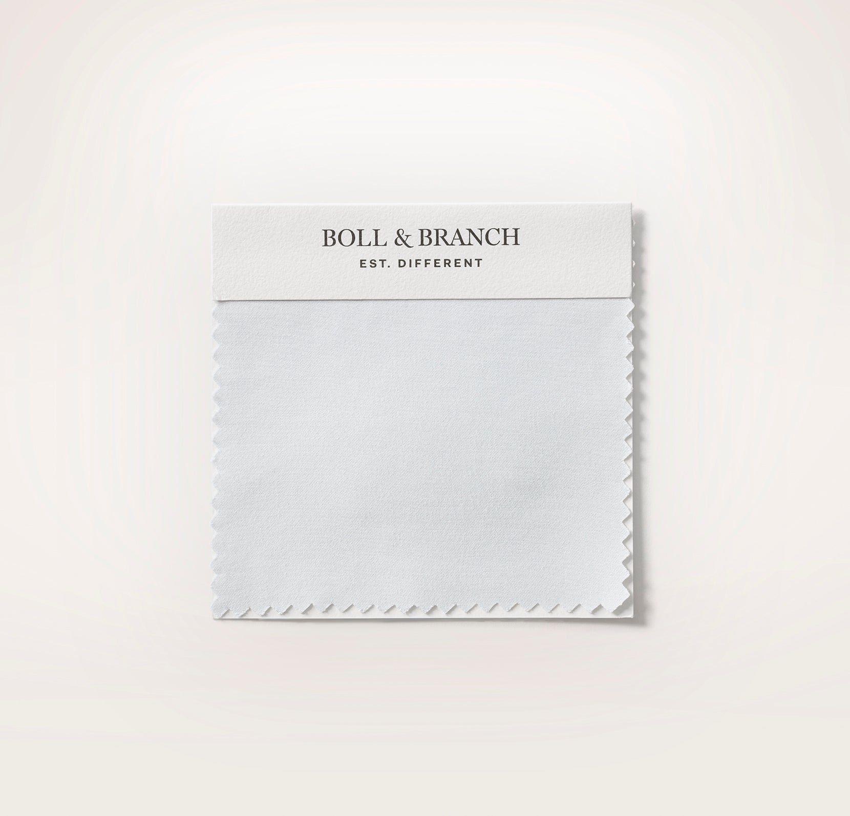 Percale Hemmed Fabric Swatch - Sky