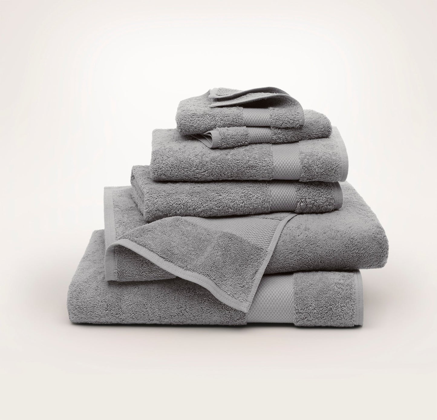 Plush Bath Towel Sets - Stone