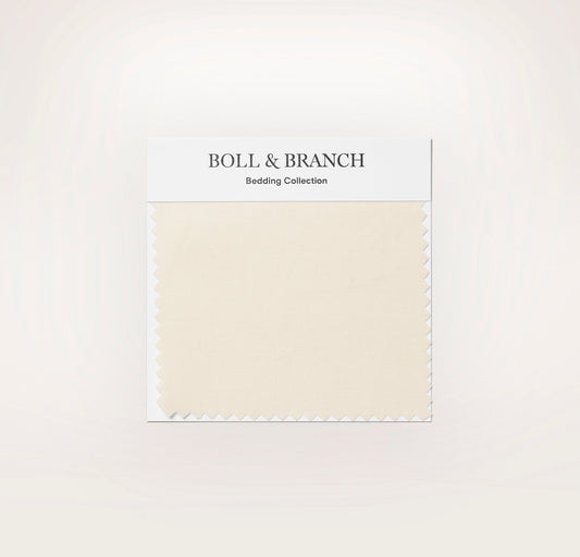 Signature Hemmed Fabric Swatch - Natural