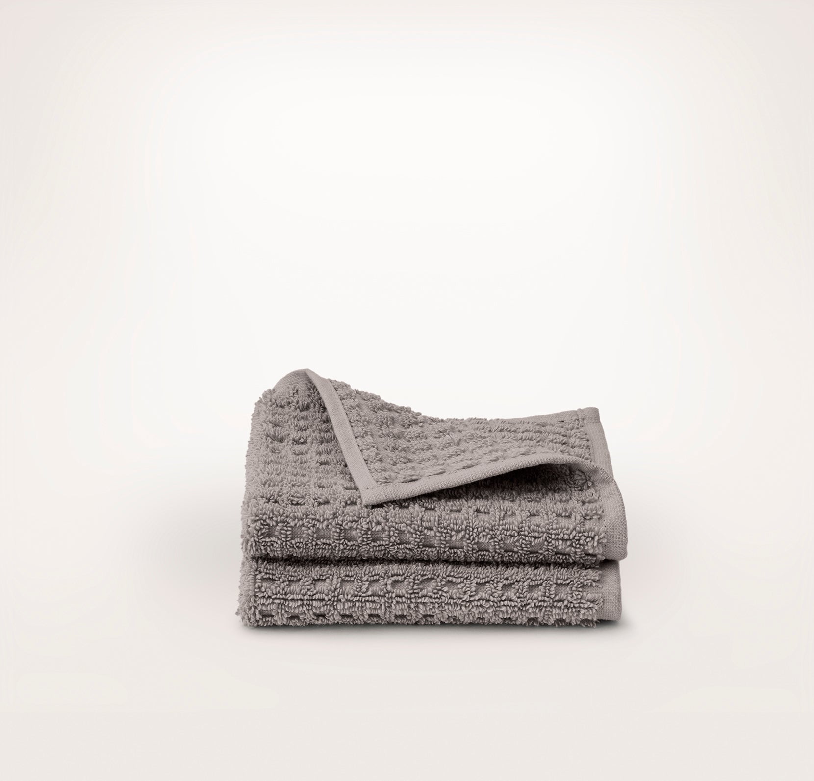 Turkish Waffle Washcloths (Pair) - Stone