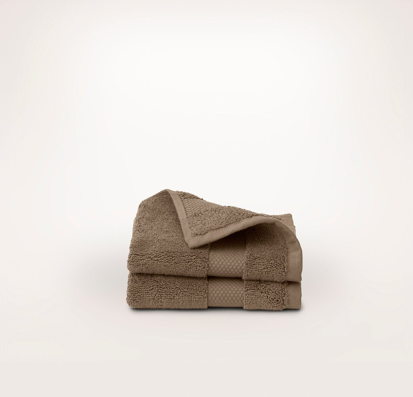 Plush Washcloths (Pair) - Walnut