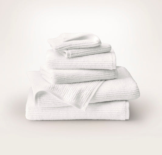Turkish Ribbed Bath Towel Set