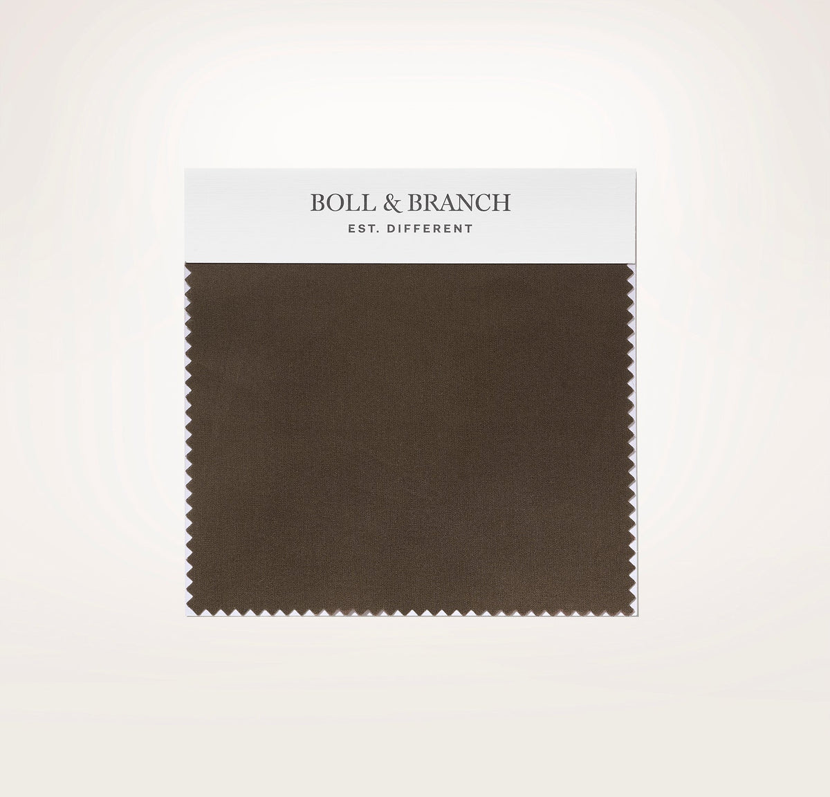 Signature Hemmed Fabric Swatch - Deep Walnut
